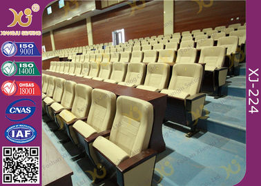 China Full Upholstered Retractable Auditorium Theater Seating With Standard Dimensions supplier