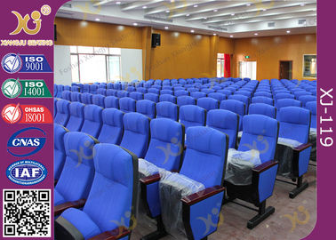 China Strong Fixed Ground Auditorium Theater Seating / Chairs With Writing Board supplier