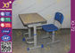 Height Adjustable Floor Free Standing Kids School Desk Chair With Foot Rest supplier