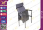 Metal Lecture Hall Seating / Musical Hall Seats / Stacking Church Chairs with Book Net supplier